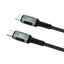 Câble de données XO NB - Q267 tressé magnétiquement, USB - C vers USB - C, 60 W, 1 m - Librairie Oxford City