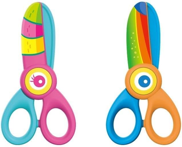 Keyroad – Ciseaux Kiddy - cut enfant lame plastique courbée - Librairie Oxford City