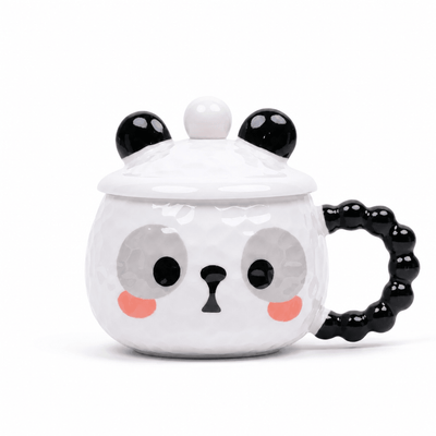 Mug Céramique avec Couvercle — Motif Panda - Librairie Oxford City