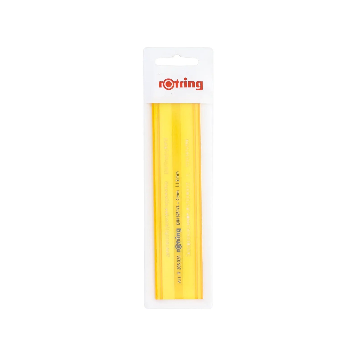 Rotring Pochoir à lettres DIN 1451/4 – 2 mm - Librairie Oxford City