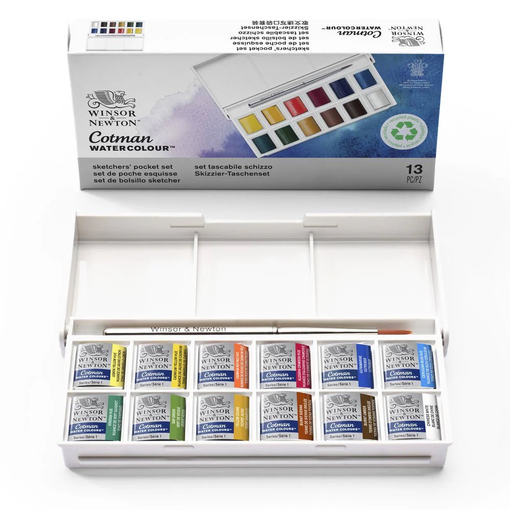 Set Aquarelle Cotman – Sketchers’ Pocket Set - Librairie Oxford City