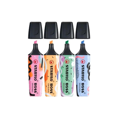 🎨 STABILO BOSS ORIGINAL – Édition Limitée by Ju Schnee 💜💙🧡💚 - Librairie Oxford City