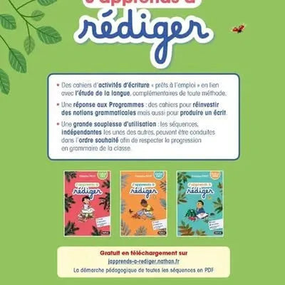 J'apprends à rédiger - Cahier d'activités CE1 Hardcover – April 1, 2021 - Librairie Oxford City