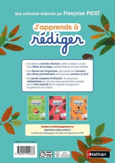 J'apprends à rédiger - Cahier d'activités CM2 Hardcover – August 10, 2021 - Librairie Oxford City