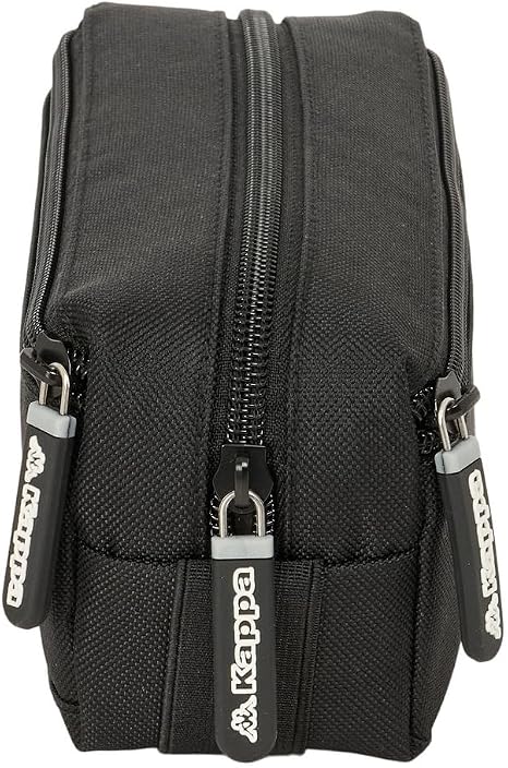 Trousse Kappa — Noir, Fermeture Éclair, Polyester