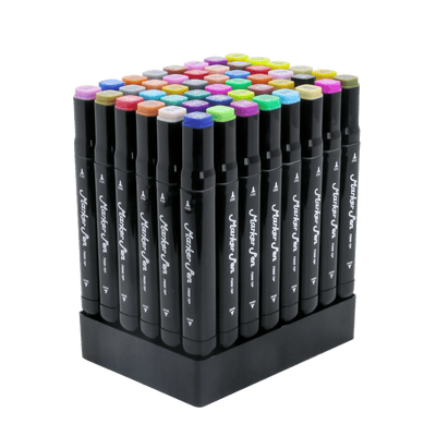 Set de 48 Marqueurs à Double Pointe Kaino – Art Marker Pen - Librairie Oxford City
