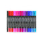 Set de 36 Feutres Double Pointe – Dual Tip Brush Pens - Librairie Oxford City