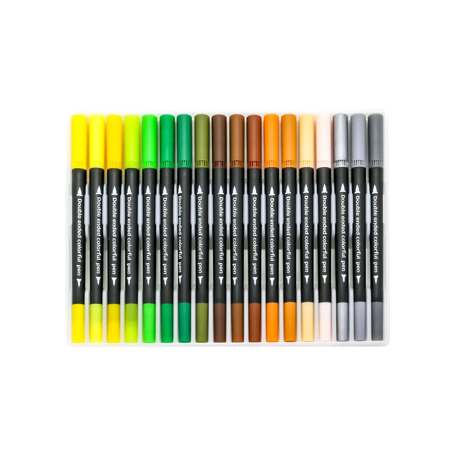 Set de 36 Feutres Double Pointe – Dual Tip Brush Pens - Librairie Oxford City