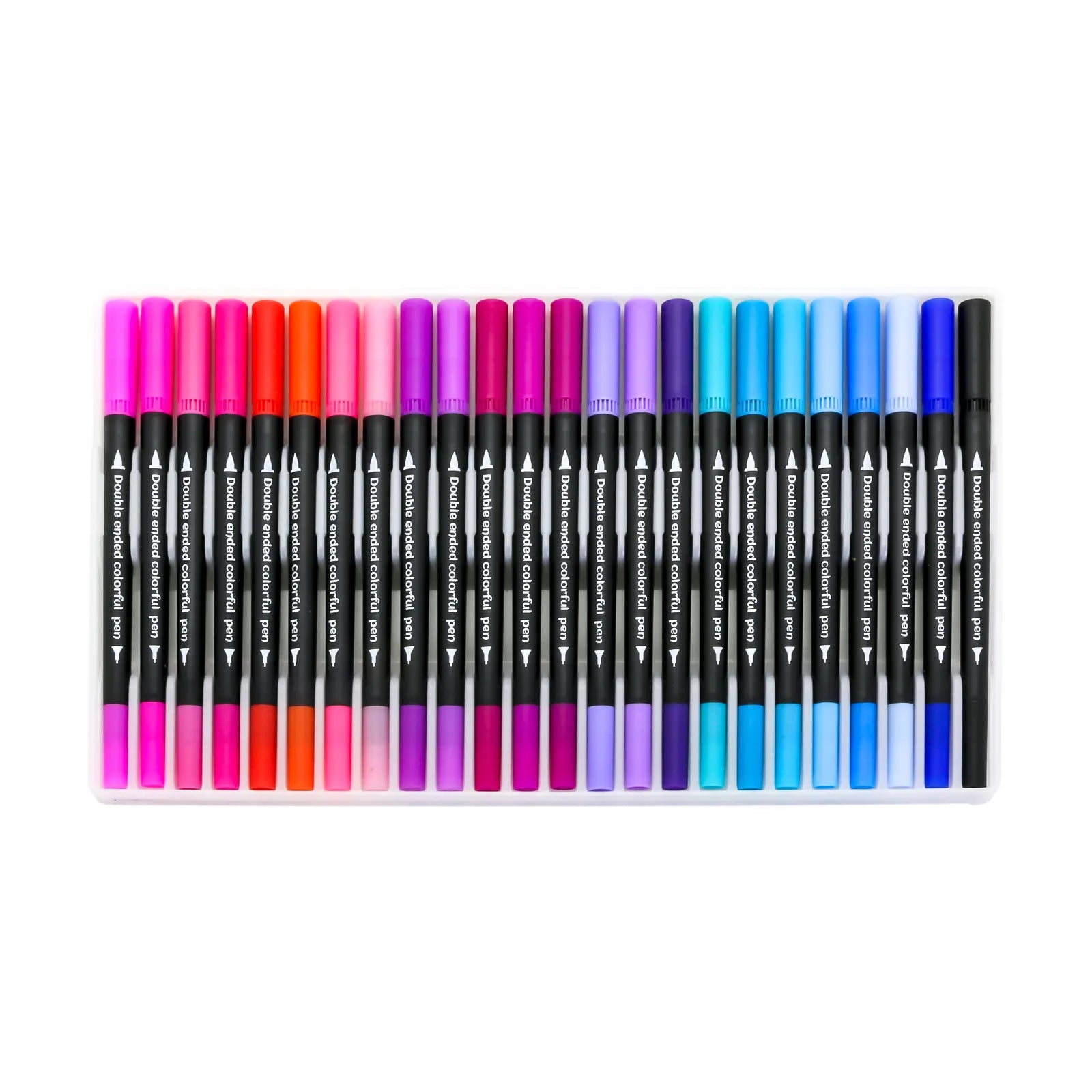 Set de 48 Feutres Double Pointe – Dual Tip Brush Pens - Librairie Oxford City