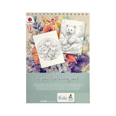 Bloc à colorier Aquarelle – DecoTime