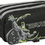 Trousse scolaire Batman 3 compartiments noir vert imprimé DC Comics