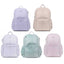 Sac à dos beige Cool School avec compartiments zippés et poches latérales