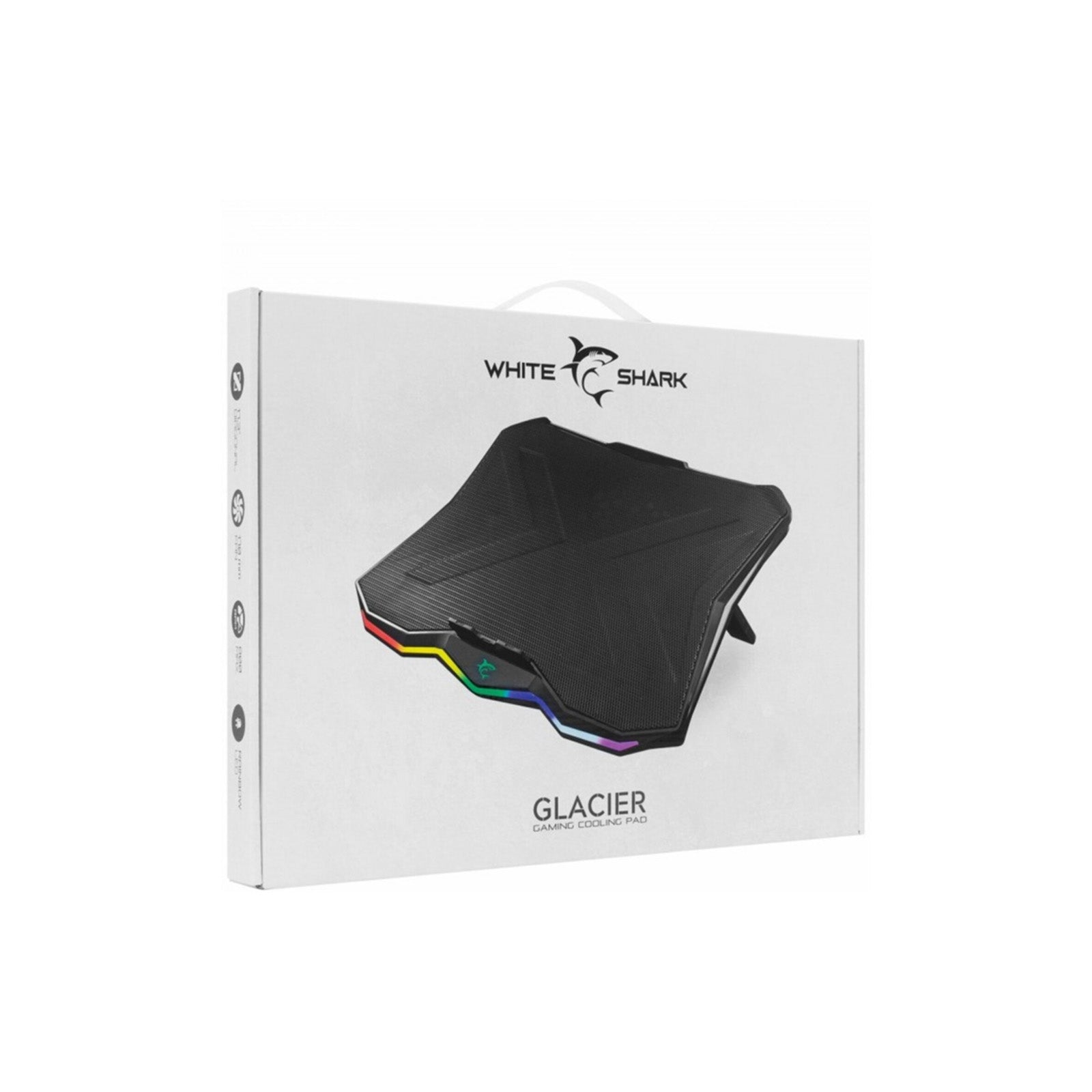 Refroidisseur Gaming White Shark GCP - 03 GLACIER RGB pour Pc portable 17.3" - Librairie Oxford City