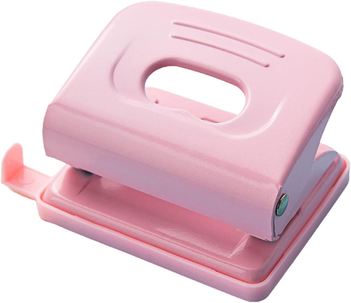 BLS Perforatrice 2 Trous Rose — Poignée Ergonomique - Librairie Oxford City