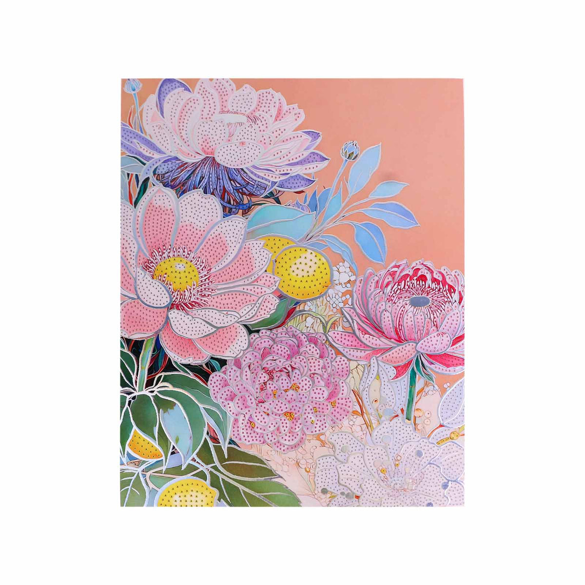 Collection Tableaux Diamand 50x40cm — Fleurs Botaniques