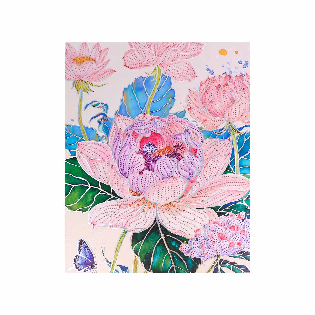 Collection Tableaux Diamand 50x40cm — Fleurs Botaniques