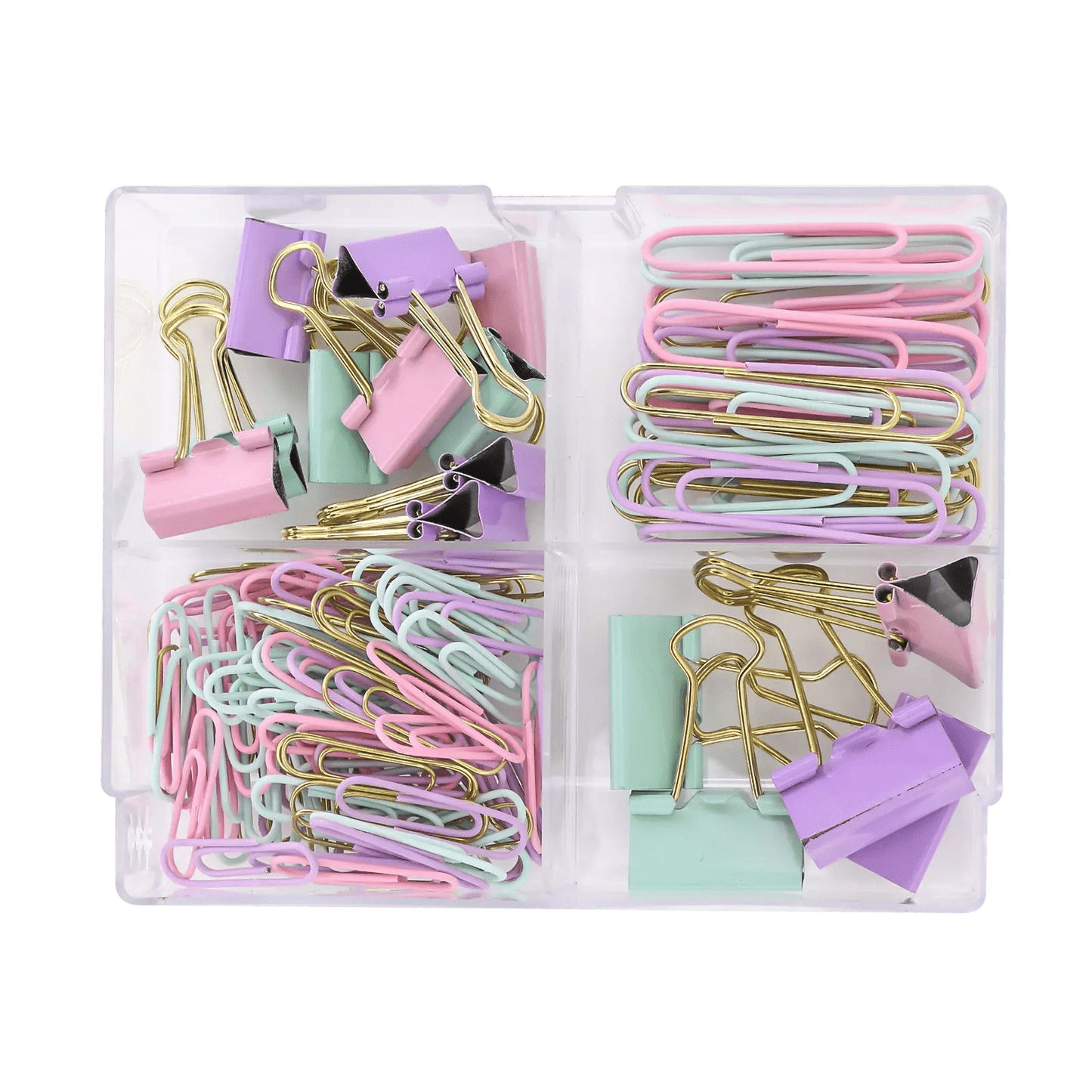 Coffret pastel – Trombones & pinces de bureau - Librairie Oxford City