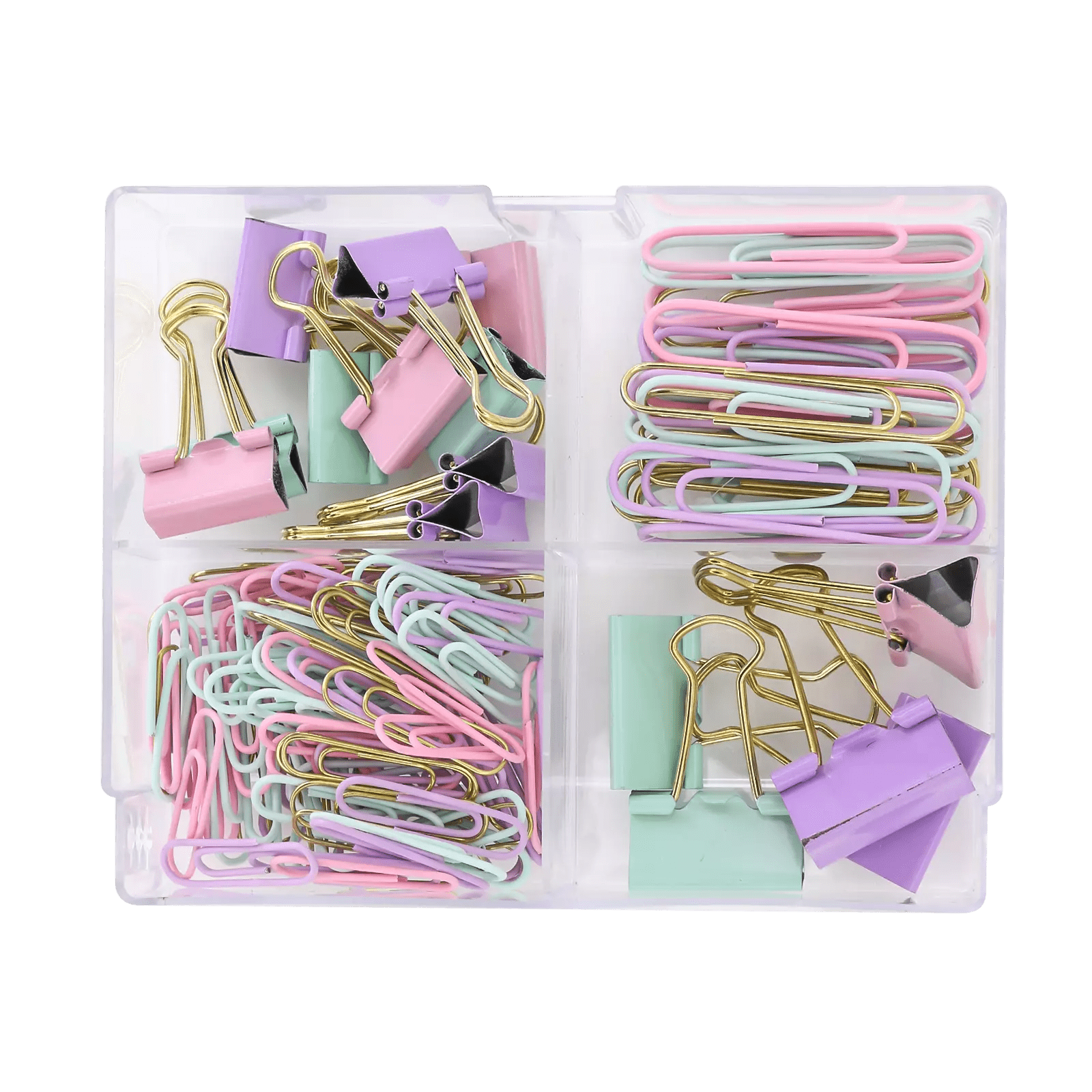 Coffret pastel – Trombones & pinces de bureau - Librairie Oxford City