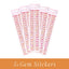Gem Stickers Strass Coquillage ORNAGE – Lot de 5 Planches - Librairie Oxford City