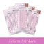 Face Gems Strass ROSE – Lot de 5 Planches - Librairie Oxford City