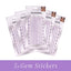 Face Gems Strass VIOLET – Lot de 5 Planches - Librairie Oxford City