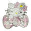 Diamond Painting Stickers (4 Pièces)(≈8cm) – Cute Bear & Friends Set - Librairie Oxford City