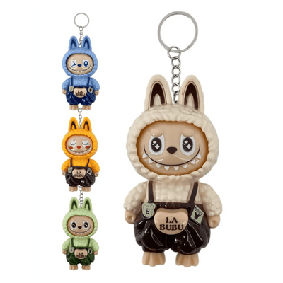 Porte - clé figurine MONSTERS 🐰 – Jouet mignon à expressions changeantes (9.7 cm) - Librairie Oxford City