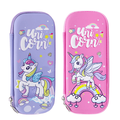 Trousse Licorne Rigide – Unicorn Girl - Librairie Oxford City