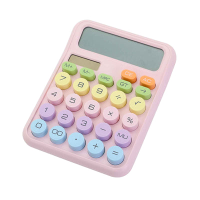 Calculatrice Colorée Grand Écran – KK - 2688 🌸 - Librairie Oxford City