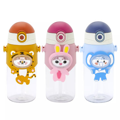 Gourde Enfant 3D Pop - Top avec Sangle — Tigre / Lapin / Éléphant - Librairie Oxford City