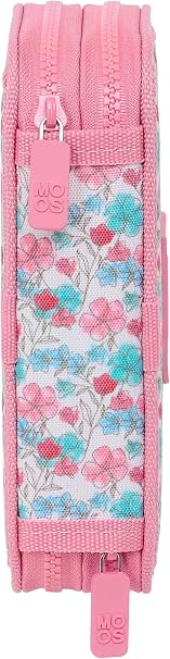 Trousse Plate Moos 28 Pièces — Rose, Bleu & Blanc
