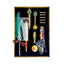 Coffret Plume & Cachet de Cire Vintage – Set d’Écriture et Sceau Royal (28.5 × 20 cm) - Librairie Oxford City
