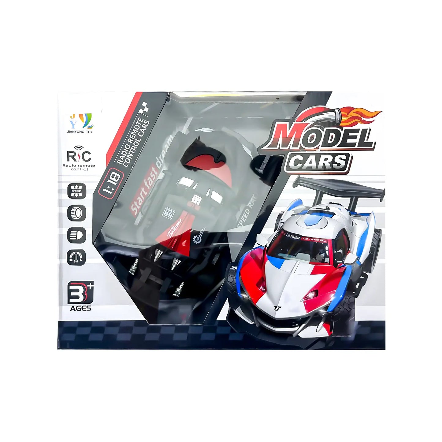 Voiture Télécommandée 1:18 – Modèle Racing Off - Road – Rouge ou Bleu - Librairie Oxford City