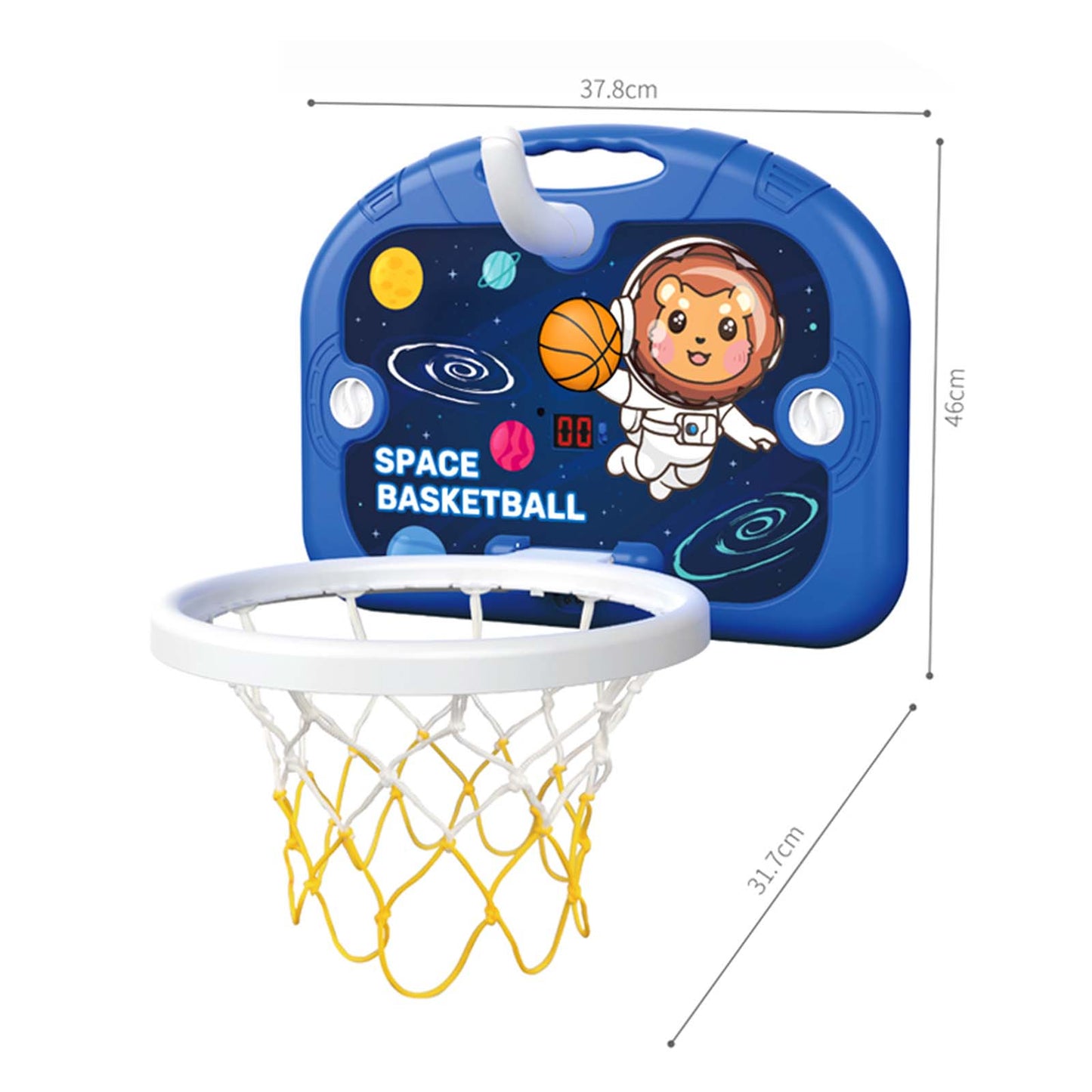 🏀 Mini Panier de Basketball – Space Basketball (avec Score & Musique)