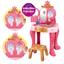 Coiffeuse Princesse 20 Pièces – Lumière & Musique, Induction Magique – Table + Tabouret 3+ - Librairie Oxford City