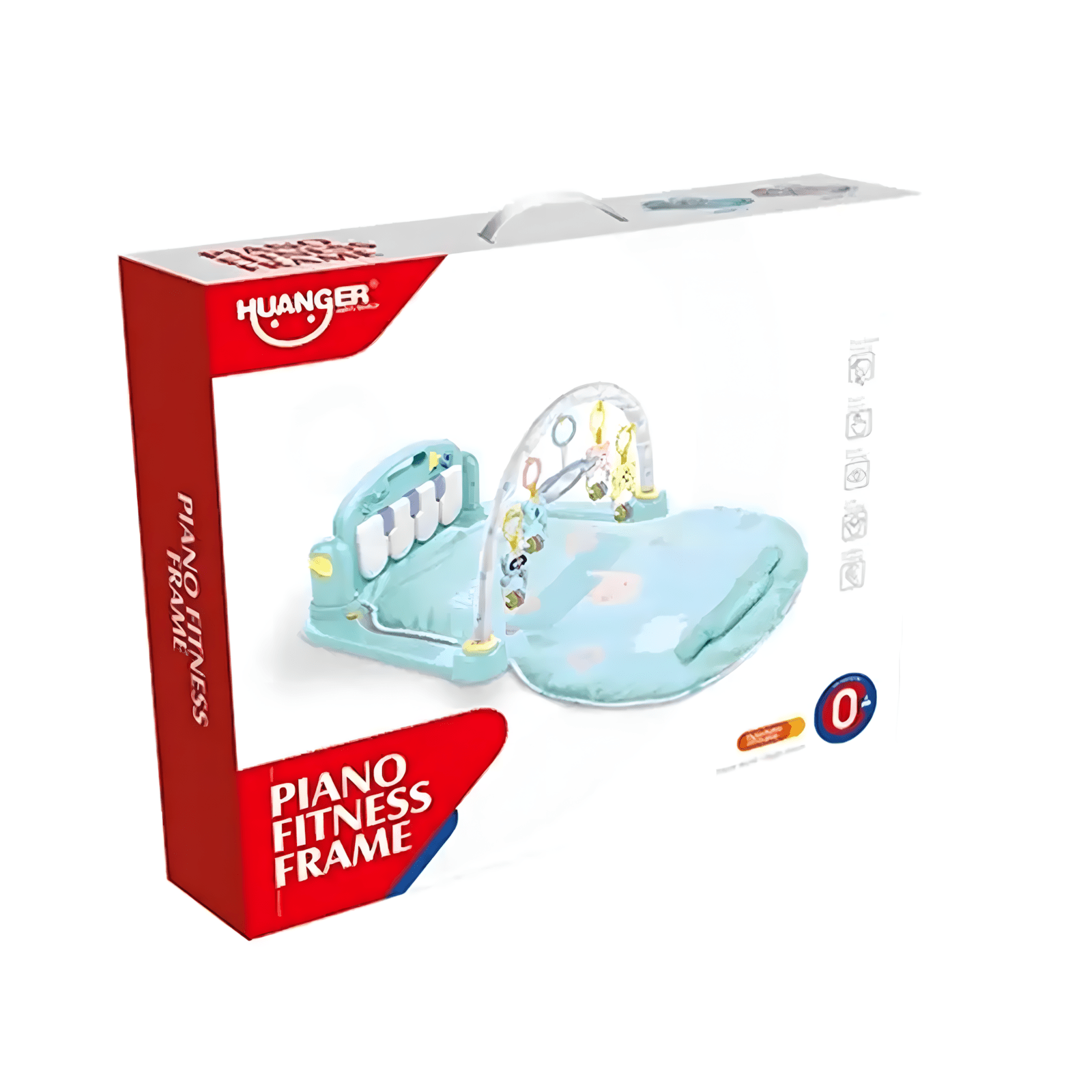 Tapis d’Éveil Musical 0+ – Piano Fitness Frame Huanger – Jouets Suspendus, Son & Lumière, Détaillable - Librairie Oxford City