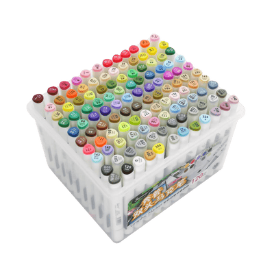🎨 Set de 120 Marqueurs à Double Pointe – Touch Soft Head (16 cm) - Librairie Oxford City