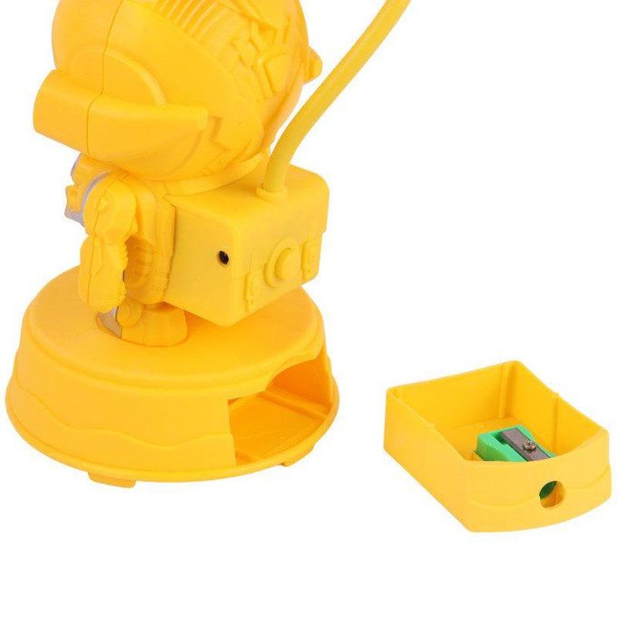 Lampe de Bureau Multifonction – Veilleuse LED + Taille-crayon + Rangement | Ours / Robot / Mickey | USB Rechargeable