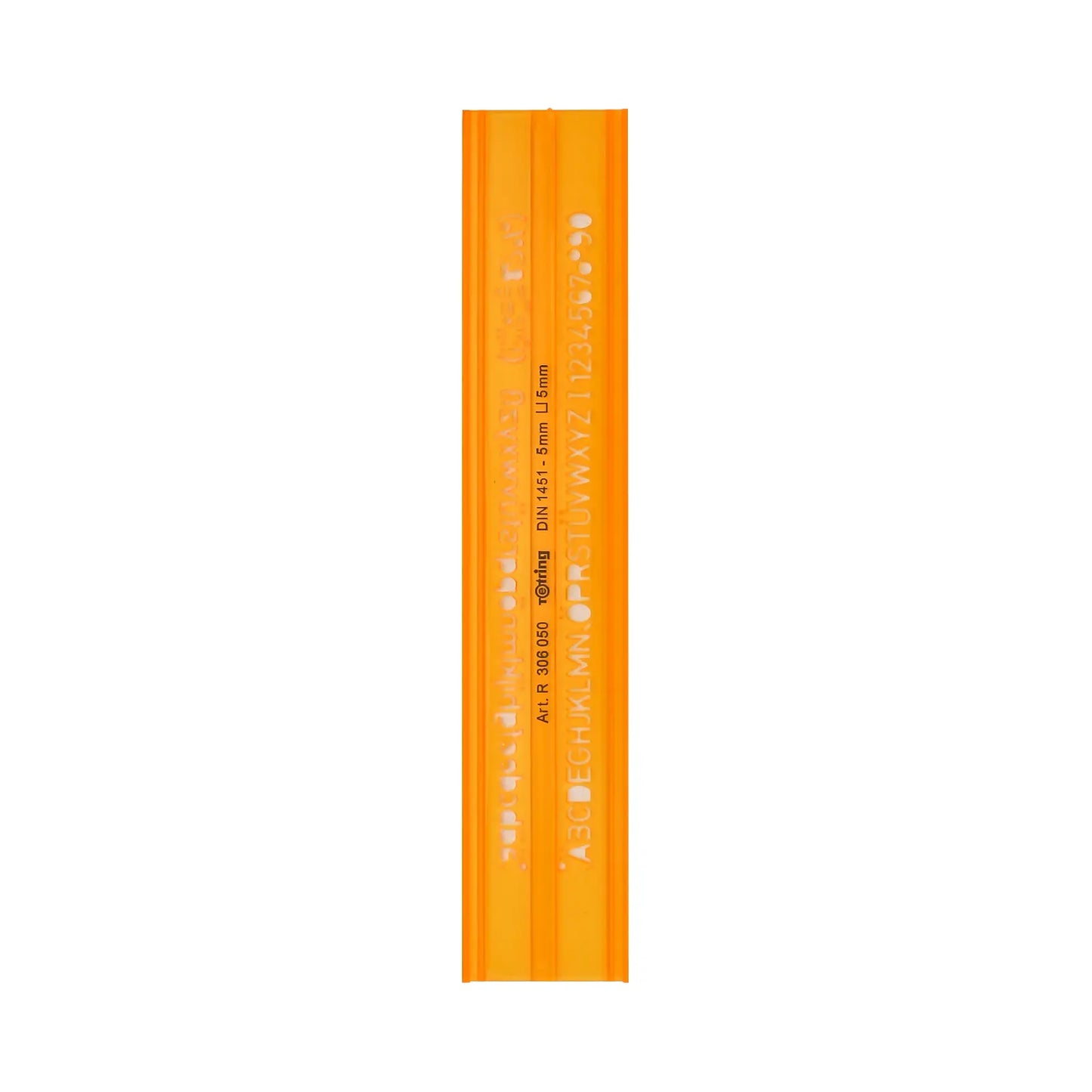 Rotring – Trace - Lettres 5 mm – Pochoir Alphabet et Chiffres 20 cm - Librairie Oxford City