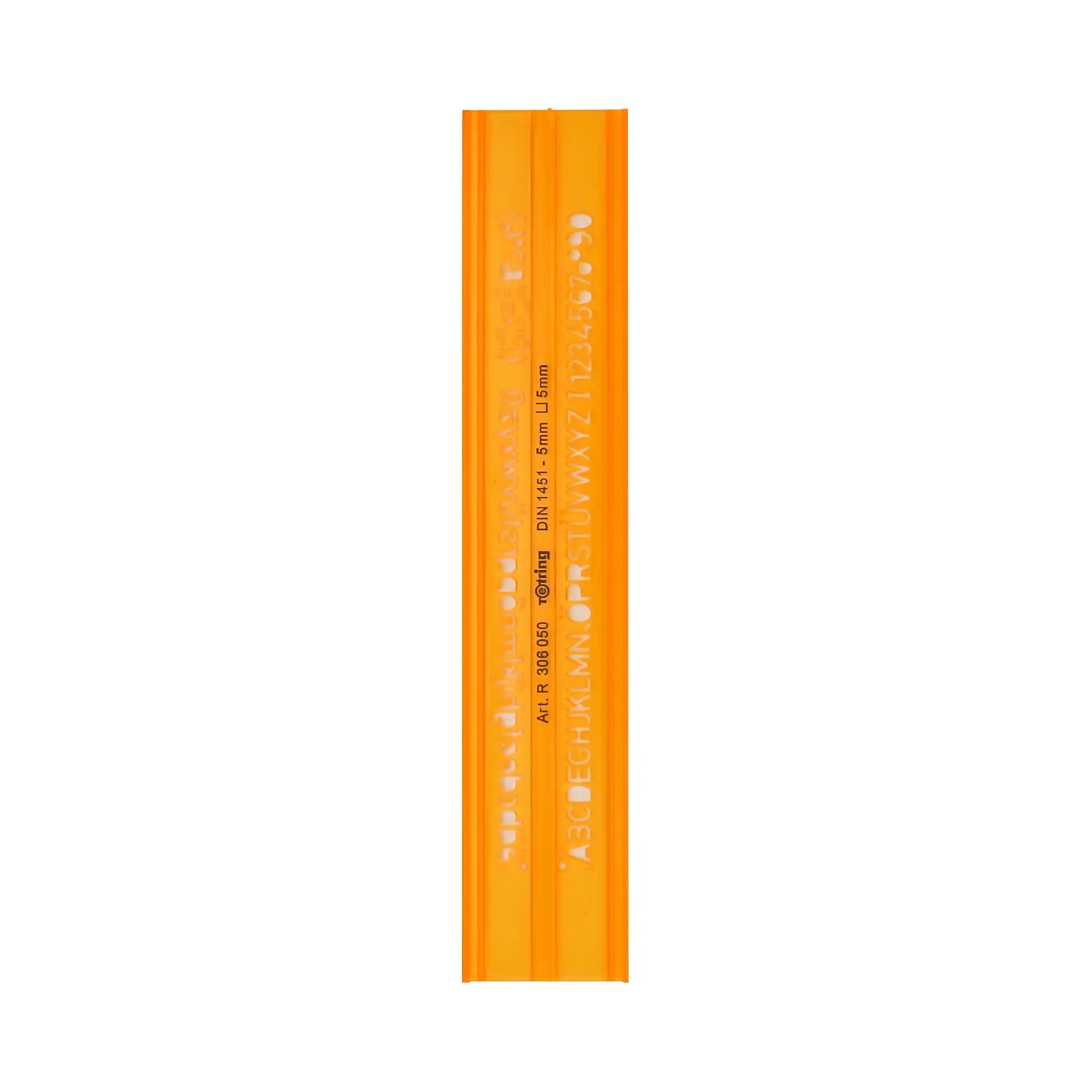 Rotring – Trace - Lettres 5 mm – Pochoir Alphabet et Chiffres 20 cm - Librairie Oxford City