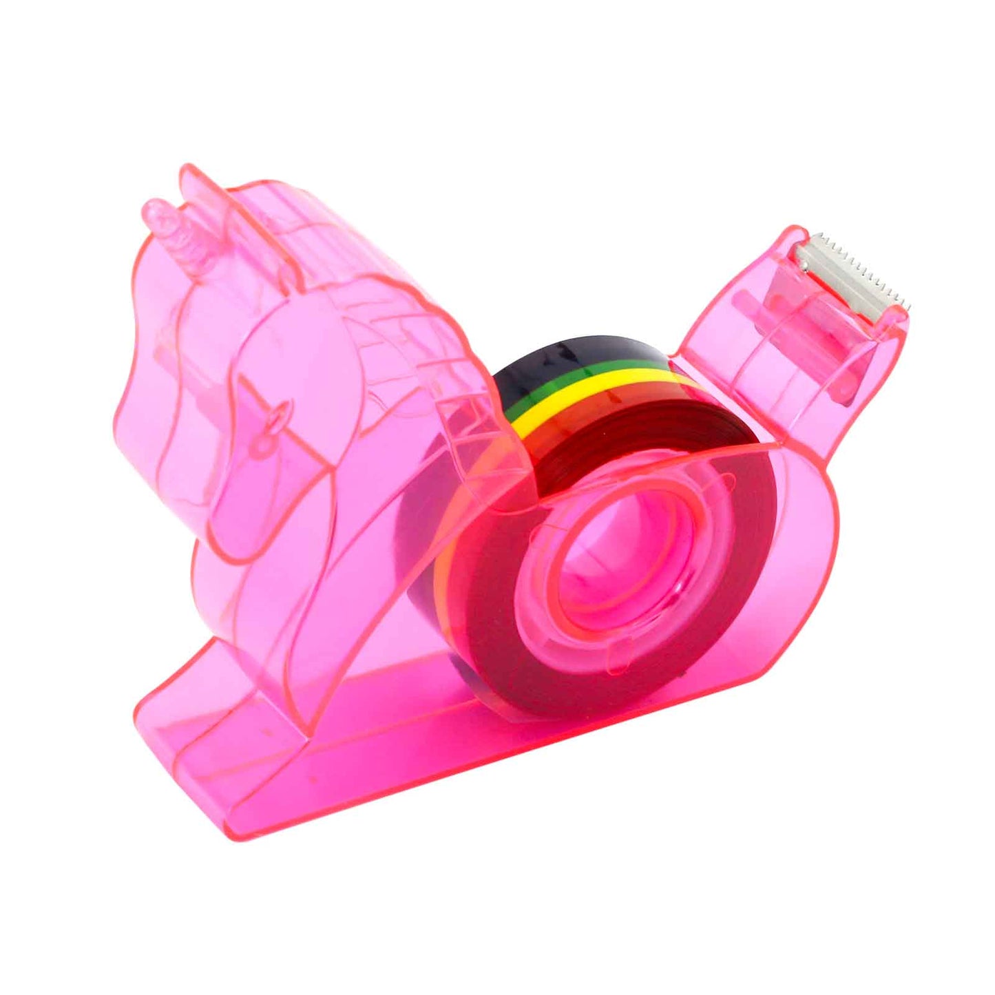 Dérouleur de Scotch Licorne – Rose Transparent - Librairie Oxford City