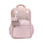 Sac à dos scolaire grand format avec pochette amovible — Beige