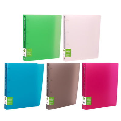 Classeur 4 Anneaux PP Translucide A4 38mm — Quatroleavian - Librairie Oxford City