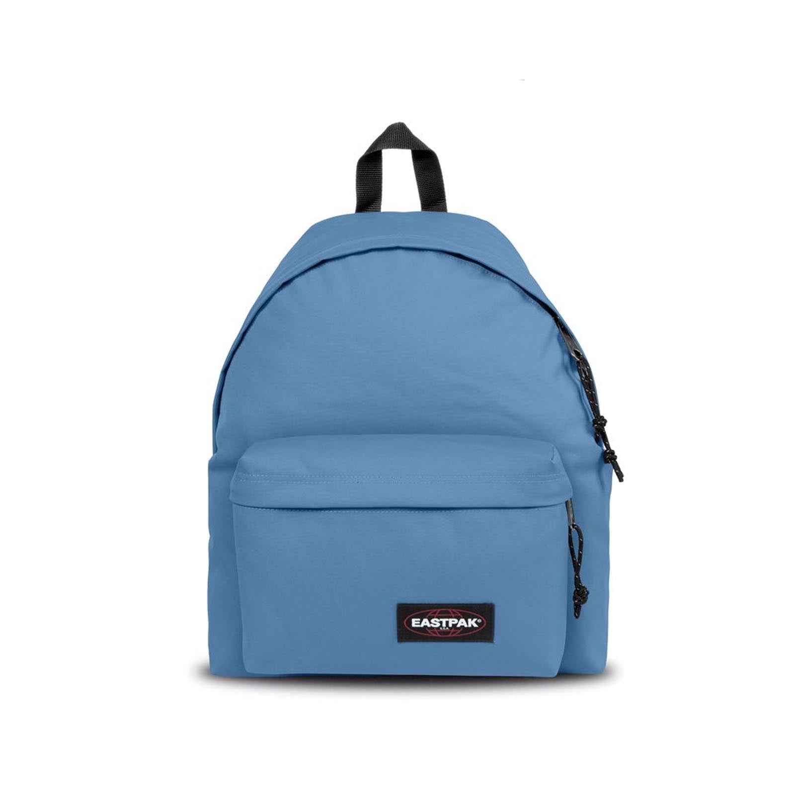 Sac à dos Eastpak B0D bleu et noir avec poche frontale zippée
