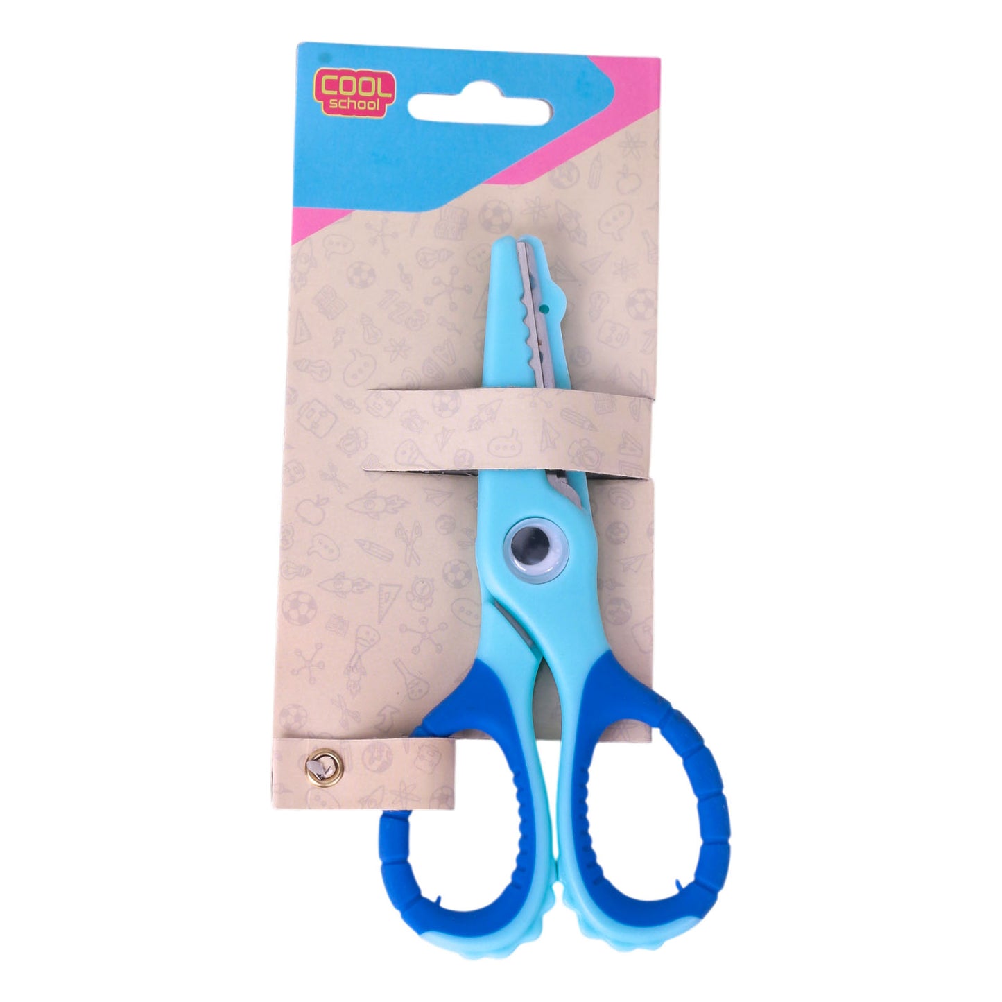 Cool School - Ciseaux Zigzag Ergonomiques pour Enfants - Librairie Oxford City