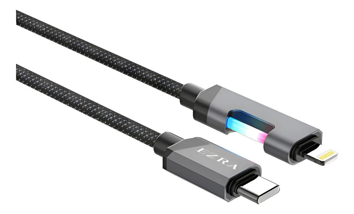 Câble Deux Type - C USB - C vers Lightning EZRA - Librairie Oxford City