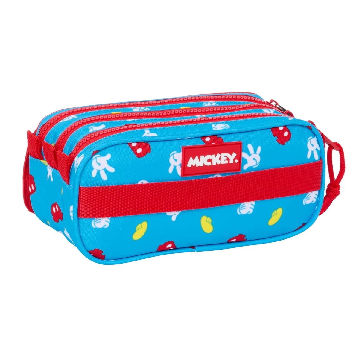 Trousse Safta Mickey Mouse 3 Compartiments — Rouge & Bleu