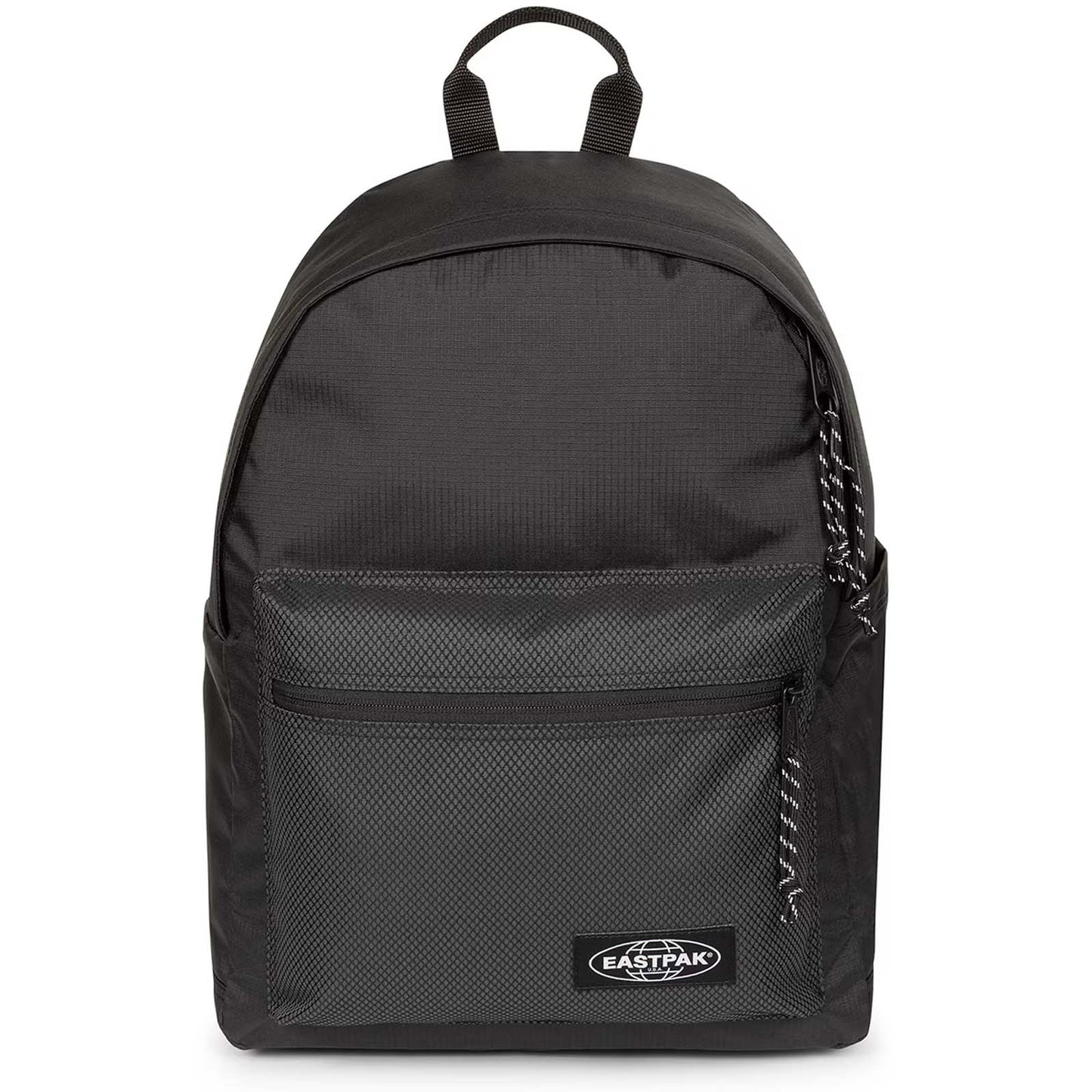 Sac à dos Eastpak Athleisure noir et gris, vue de face