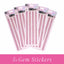 Gem Stickers Strass Rose Irisé – Lot de 5 Planches - Librairie Oxford City