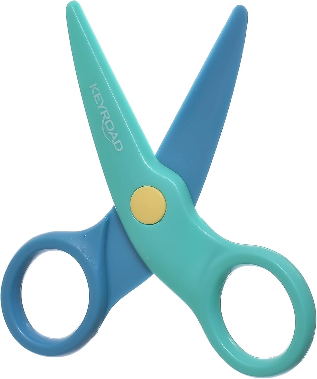 Keyroad – Ciseaux enfant 10,5 cm bout arrondi, couleurs assorties - Librairie Oxford City